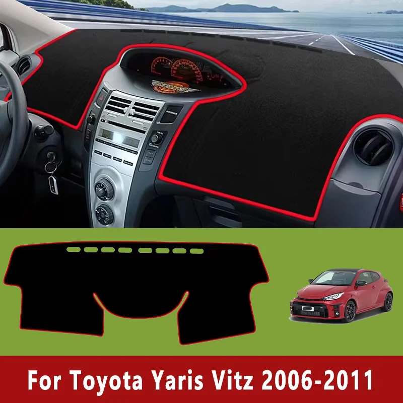 Car Dashboard Sun Shade Cover Instrument Desk Non-slip Pad Accessories For Toyota Yaris Vitz 2006 2007 2008 2009 2010 2011 
Car Dashboard Sun Shade Cover Instrument Desk Non-slip Pad Accessories For Toyota Yaris Vitz 2006 2007 2008 2009 2010 2011