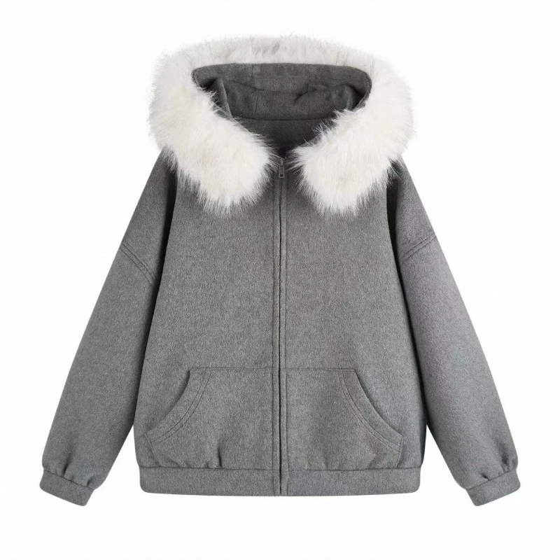 American Vintage Solid Color Hooded Sweatshirt Women SWEET Fashion Zip Cardigan Jacket Autumn Winter Casual Y2K Outerwear New
American Vintage Solid Color Hooded Sweatshirt Women SWEET Fashion Zip Cardigan Jacket Autumn Winter Casual Y2K Outerwear New