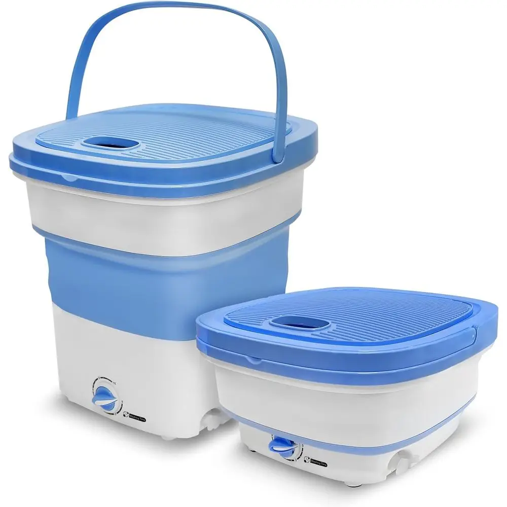 Portable Washing hine Mini Washer Lightweight Collapsible Bucket - Perect or Camping, Travelling, Aparent
Portable Washing hine Mini Washer Lightweight Collapsible Bucket - Perect or Camping, Travelling, Aparent