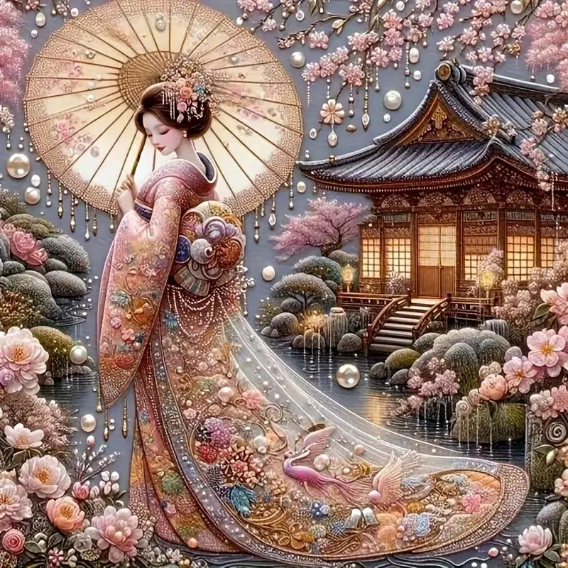 CHENISTORY 5D Diamond Mosaic Sale Japanese Women Diy Diamond Painting Full Drill Square Portrait Rhinestones Pictures Gift
CHENISTORY 5D Diamond Mosaic Sale Japanese Women Diy Diamond Painting Full Drill Square Portrait Rhinestones Pictures Gift
