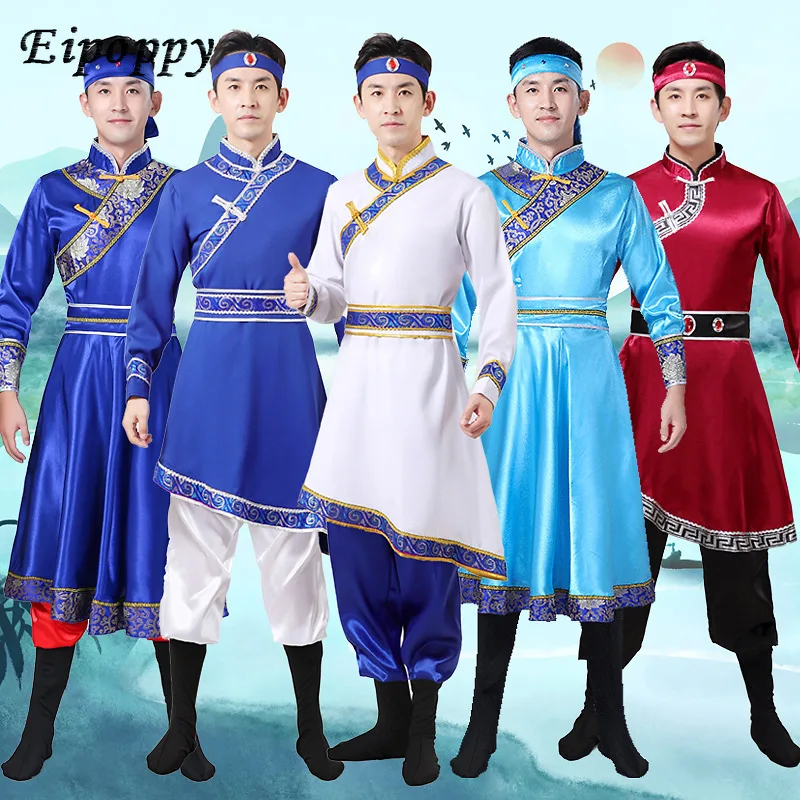 Mongolian Dance Costume Mongolian New Ethnic Minority Men's Suit Performance Costume and Accessories Mongolian Robe
Mongolian Dance Costume Mongolian New Ethnic Minority Men's Suit Performance Costume and Accessories Mongolian Robe