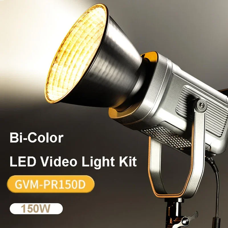 GVM 150W LED Video Light Kit 2700K~7500K Bi-Color Photography Studio Lighting With Softbox & Stand Continuous Output Light
GVM 150W LED Video Light Kit 2700K~7500K Bi-Color Photography Studio Lighting With Softbox & Stand Continuous Output Light