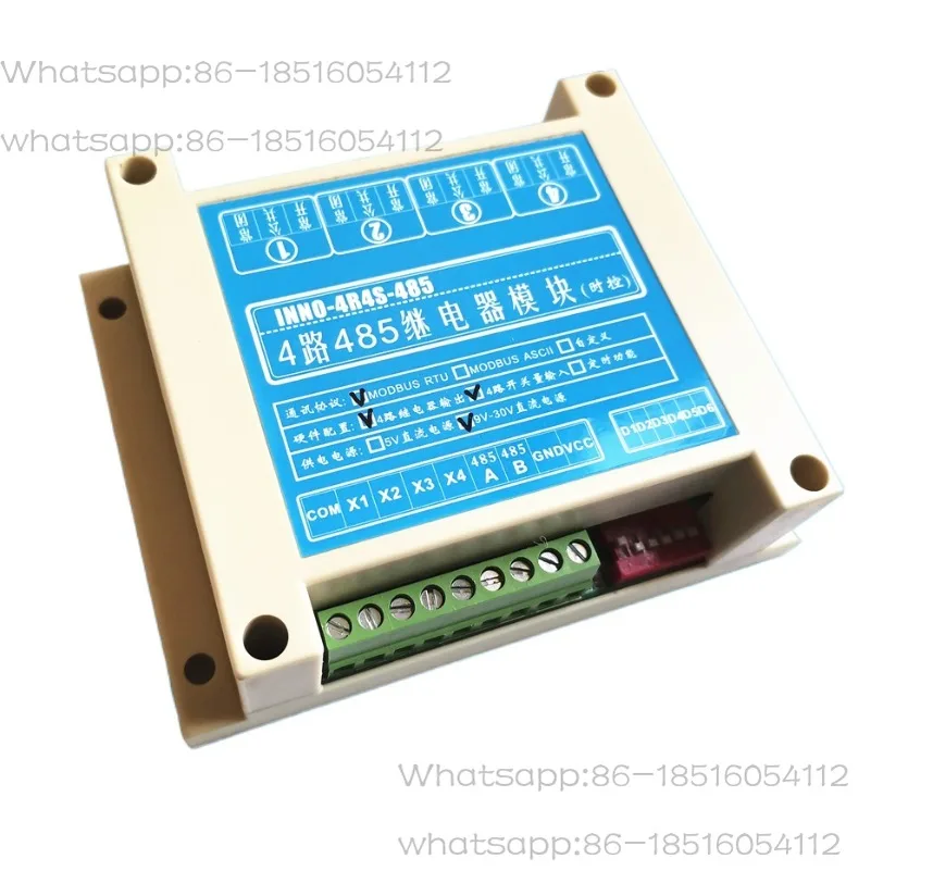4-channel 485 Relay Controller Module, 4-channel Modbus RTU PLC Configuration Touch Screen
4-channel 485 Relay Controller Module, 4-channel Modbus RTU PLC Configuration Touch Screen