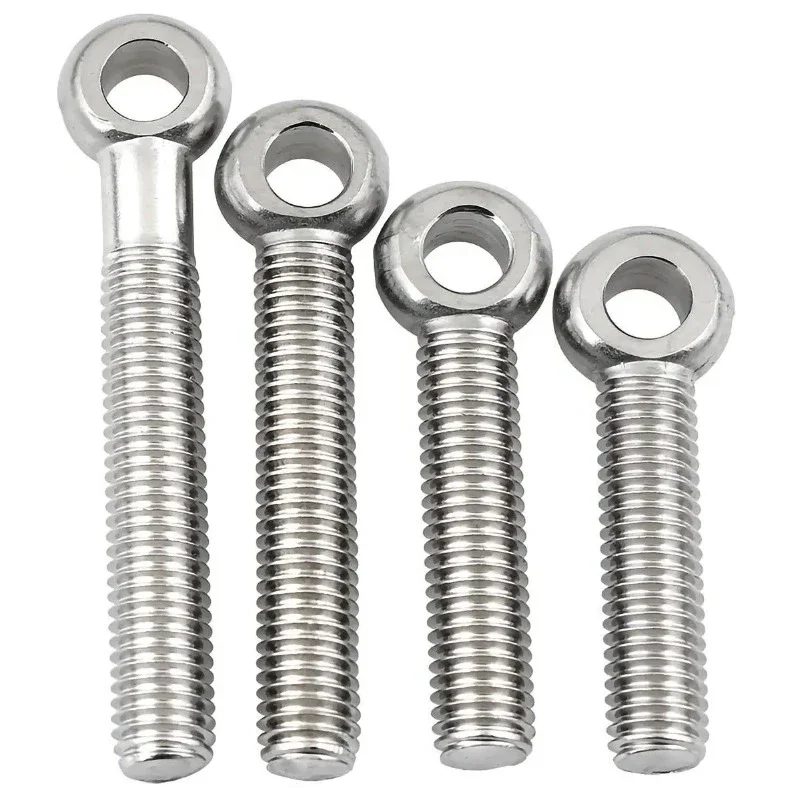 M5/M6/M8 304 Stainless Steel Fisheye Eye Slip Hole Screw Ring Link Bolt Live Bolt Fisheye with Hole Length 20-130mm
M5/M6/M8 304 Stainless Steel Fisheye Eye Slip Hole Screw Ring Link Bolt Live Bolt Fisheye with Hole Length 20-130mm