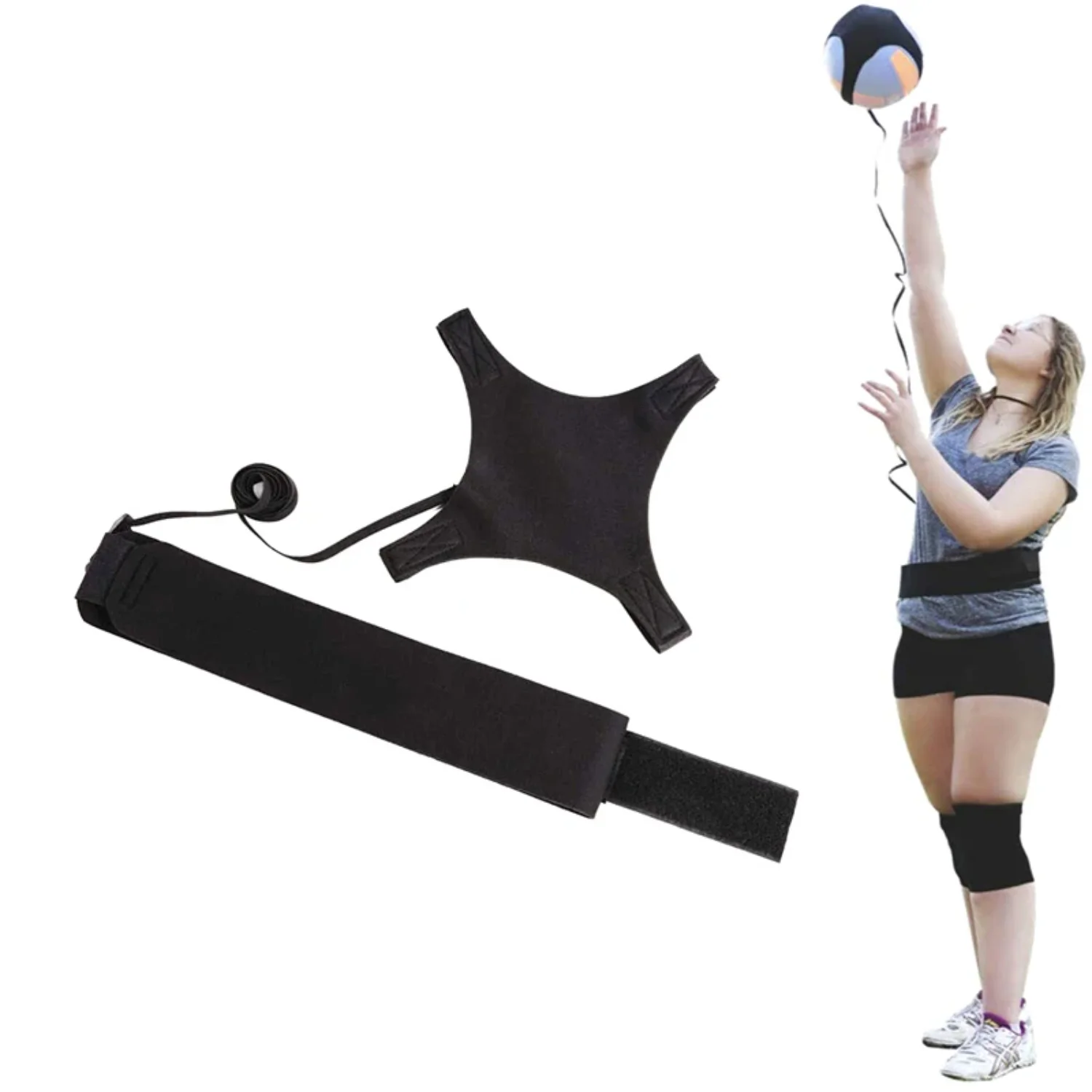Volleyball Training Equipment Aid Training Belt Solo Practice Trainer Serving And Arm Swing Serve Training Accessories
Volleyball Training Equipment Aid Training Belt Solo Practice Trainer Serving And Arm Swing Serve Training Accessories