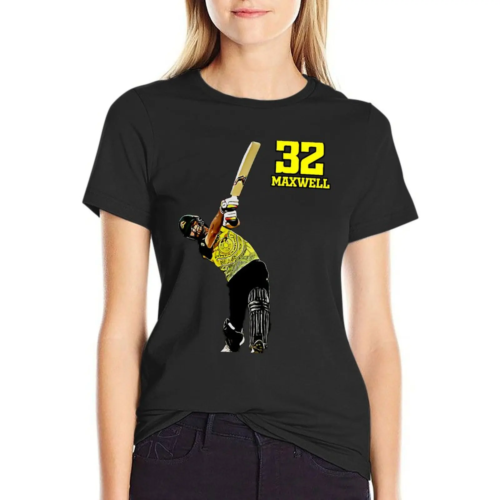 Glenn Maxwell-Australian Cricket Player-T20 All Rounder T-Shirt funny female Womens clothing
Glenn Maxwell-Australian Cricket Player-T20 All Rounder T-Shirt funny female Womens clothing