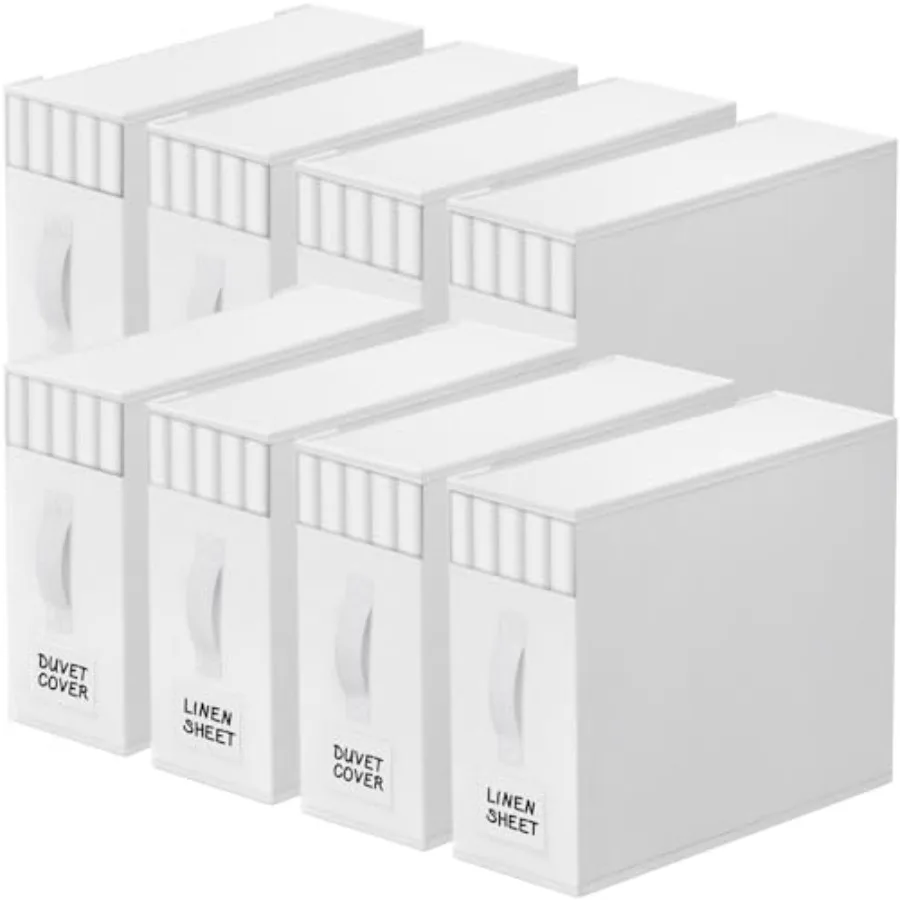 Bed Sheet Closet Organizers and StorageSturdy Foldable Storage Containers with Window and Label Storage and Organization for Be
Bed Sheet Closet Organizers and StorageSturdy Foldable Storage Containers with Window and Label Storage and Organization for Be