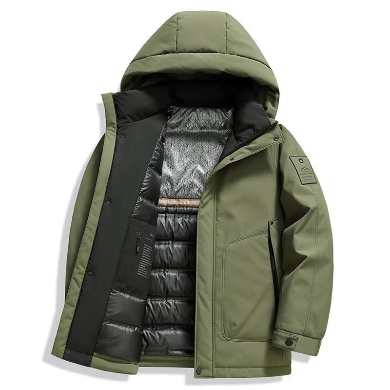 2024 new style Winter Down Jacket Men White Duck Coat Windproof Warm Overcoat Thicken Solid Color Hooded Male Clothing M-4XL
2024 new style Winter Down Jacket Men White Duck Coat Windproof Warm Overcoat Thicken Solid Color Hooded Male Clothing M-4XL
