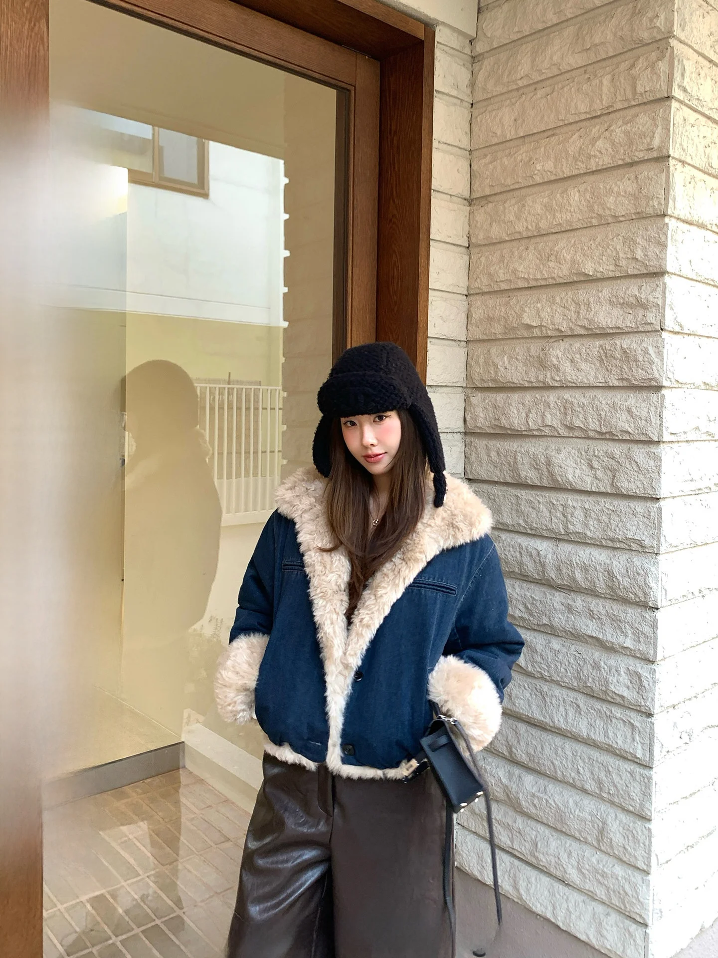 Ranwear Exclusive Snow Melting Moment Retro High Collar Inner Full Fur Slimming Warm Denim Fur Coat Women's Commute Style Thi...
Ranwear Exclusive Snow Melting Moment Retro High Collar Inner Full Fur Slimming Warm Denim Fur Coat Women's Commute Style Thi...