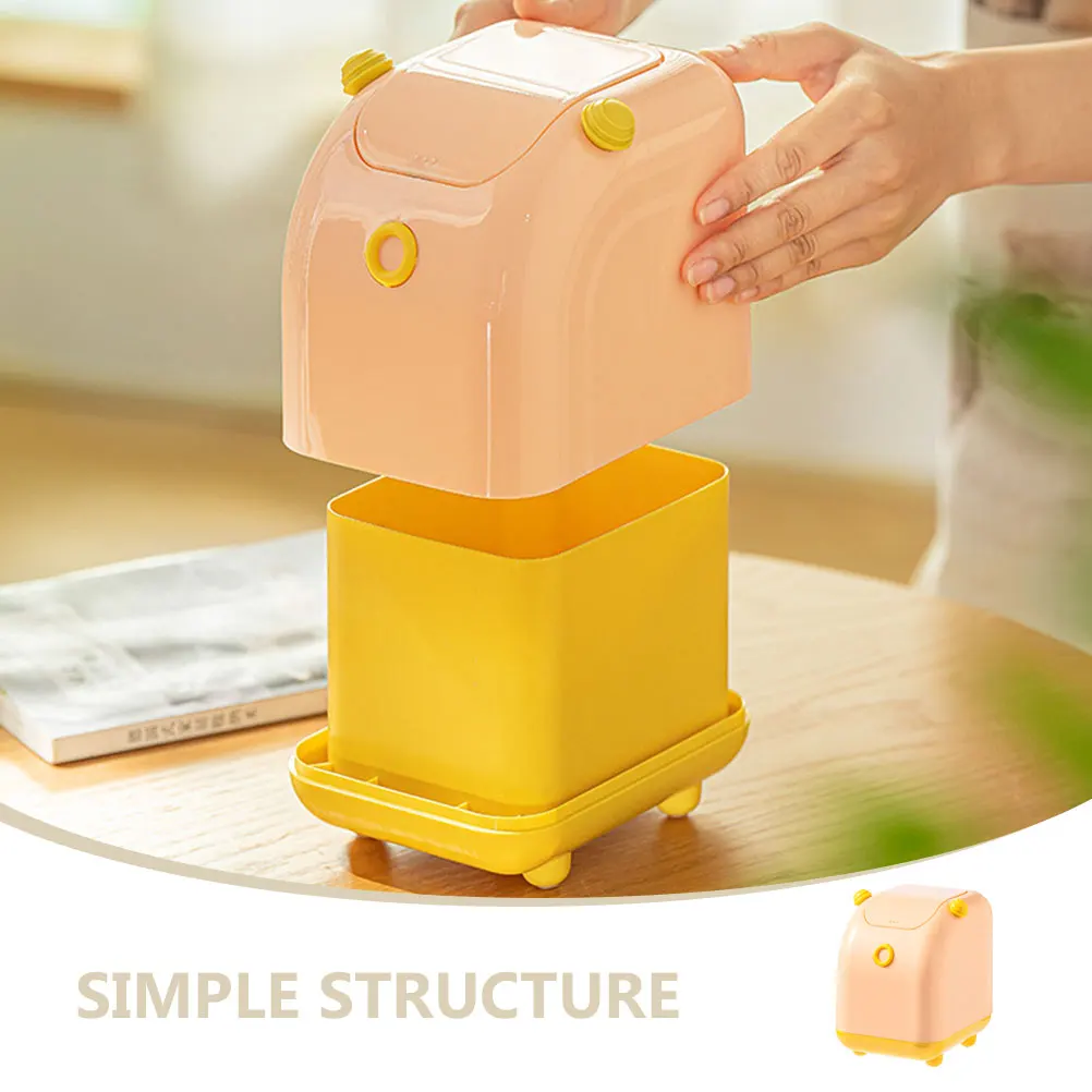 Desktop Trash Can Cute Cartoon Mini Garbage Bin For Home Office Bathroom Kitchen Sturdy Pp Silicone Waste Container Basket
Desktop Trash Can Cute Cartoon Mini Garbage Bin For Home Office Bathroom Kitchen Sturdy Pp Silicone Waste Container Basket