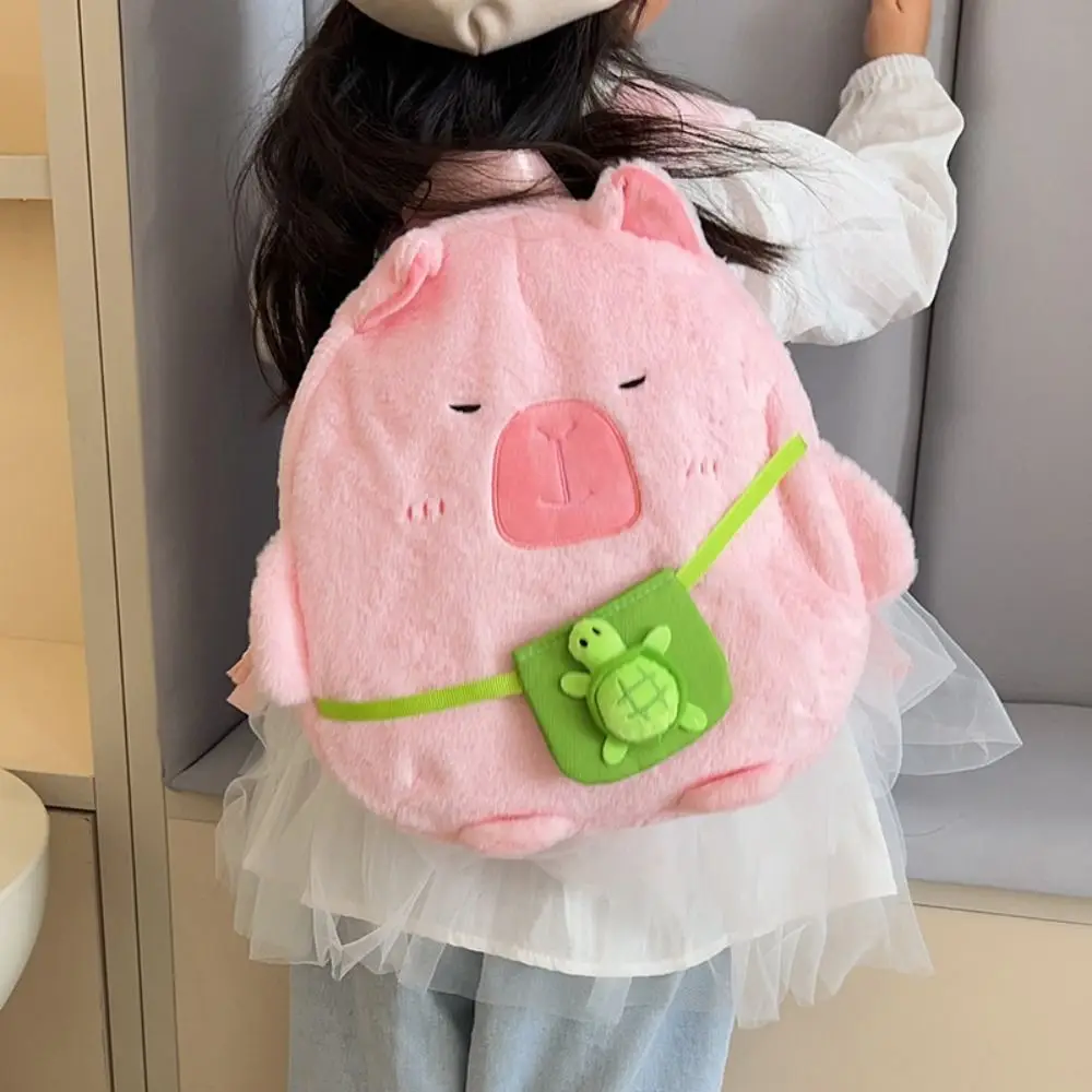 Knapsack Capybara Plush Toy Backpack Large Capacity Storage Plush Capybara Bag Portable Fluffy Kapibala Plush School Bag
Knapsack Capybara Plush Toy Backpack Large Capacity Storage Plush Capybara Bag Portable Fluffy Kapibala Plush School Bag