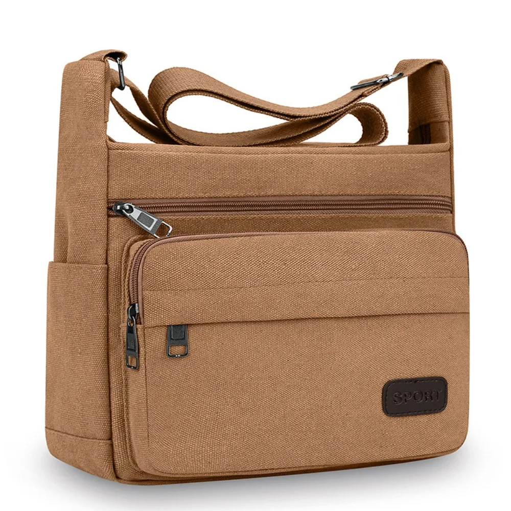 Fashion Large Capacity Canvas Shoulder Bag Wear-resistant Multi-compartment Crossbody Bag Durable Travel Bag Daily
Fashion Large Capacity Canvas Shoulder Bag Wear-resistant Multi-compartment Crossbody Bag Durable Travel Bag Daily