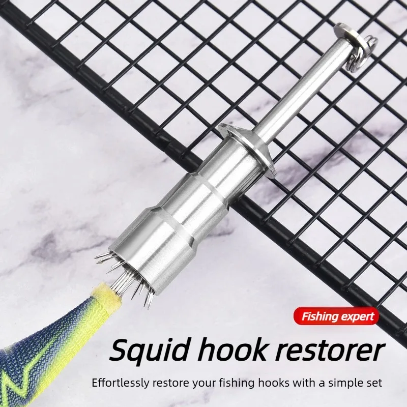 1 шт., корректор крючка для кальмара из нержавеющей стали, может восстановить деформированный рыболовный крючок, портативный и легкий аксессуар для рыболовных снастей
1 шт., корректор крючка для кальмара из нержавеющей стали, может восстановить деформированный рыболовный крючок, портативный и легкий аксессуар для рыболовных снастей