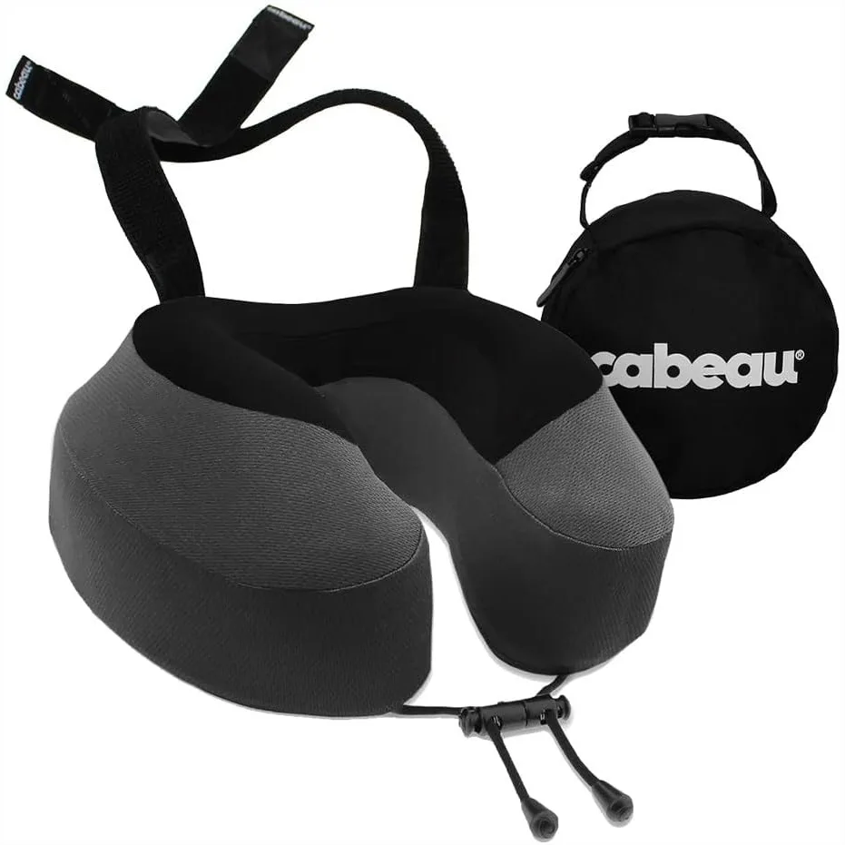 Memory Foam Travel Pillow with Seat Straps for Head and Neck Support, 360 Degree Support for Airplane and Long Flights
Memory Foam Travel Pillow with Seat Straps for Head and Neck Support, 360 Degree Support for Airplane and Long Flights