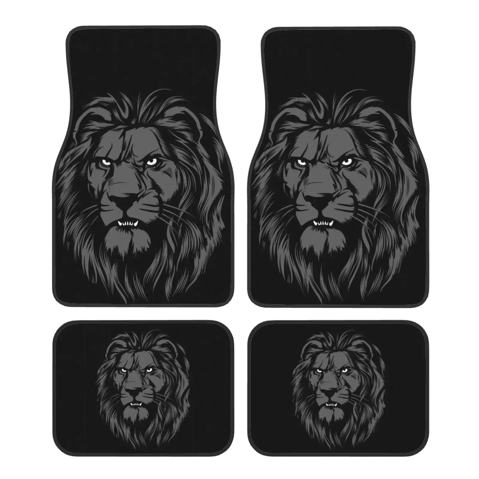 Creative Lion Head Pattern Car Foot Mat 4-piece Front and Rear Protective Cover Carpet Universal All Weather
Creative Lion Head Pattern Car Foot Mat 4-piece Front and Rear Protective Cover Carpet Universal All Weather