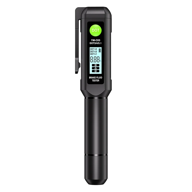 AWAH Brake Fluid Tester DOT3/DOT4 DOT5.1 Oil Mini Detector Tool Auto Brake Liquid Oil Tester Metal Probe With Sound
AWAH Brake Fluid Tester DOT3/DOT4 DOT5.1 Oil Mini Detector Tool Auto Brake Liquid Oil Tester Metal Probe With Sound