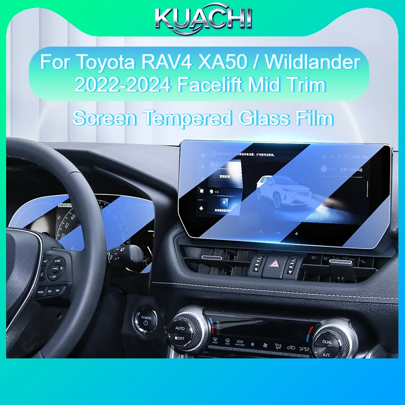 For Toyota RAV4 XA50/ Wildlander 2022-2024 Facelift Mid Trim 7"+10.25" Tempered Glass Film TPU Protector Anti-Scratch accessorie
For Toyota RAV4 XA50/ Wildlander 2022-2024 Facelift Mid Trim 7"+10.25" Tempered Glass Film TPU Protector Anti-Scratch accessorie