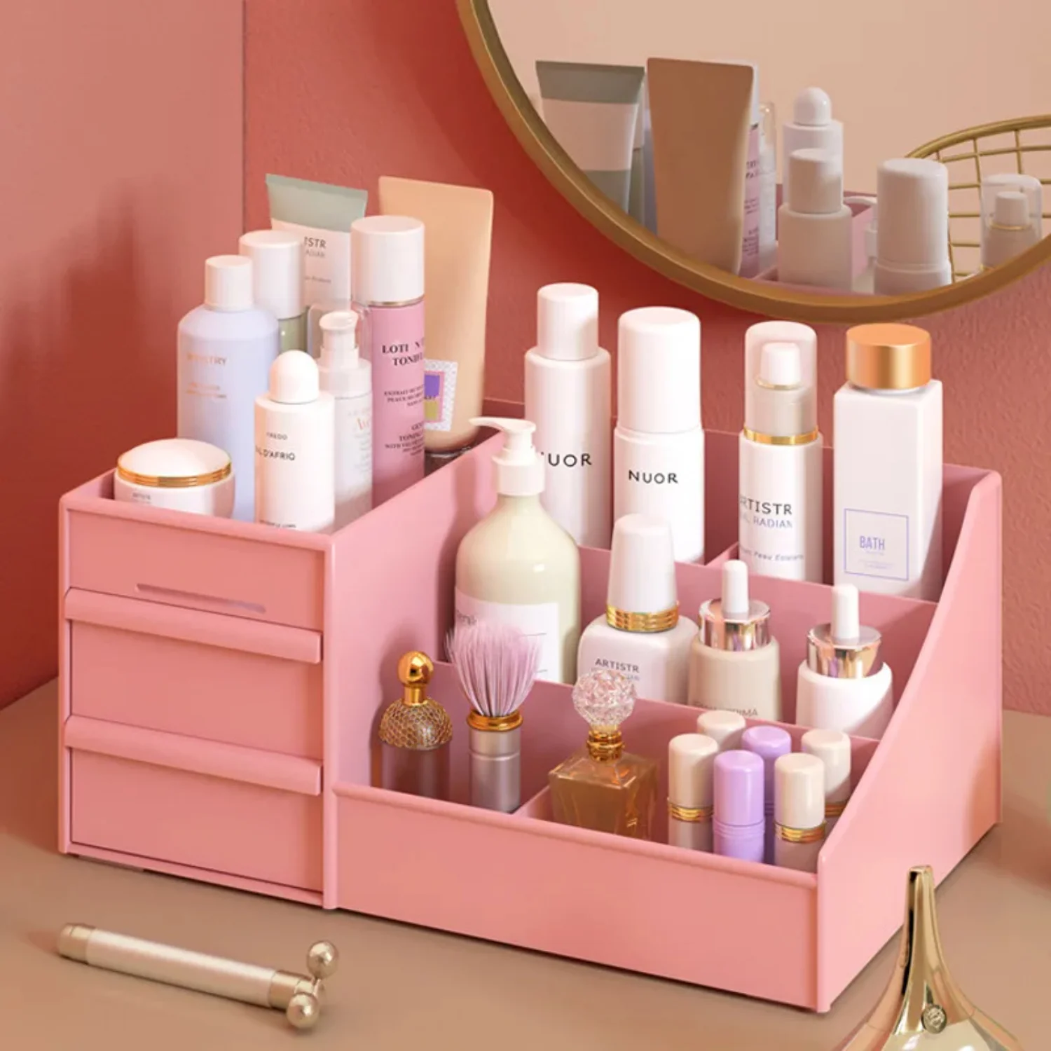 Large Capacity Cosmetic Box Makeup Drawer Organizer Jewelry Nail Polish Skin Care Container Desktop Sundries Box
Large Capacity Cosmetic Box Makeup Drawer Organizer Jewelry Nail Polish Skin Care Container Desktop Sundries Box