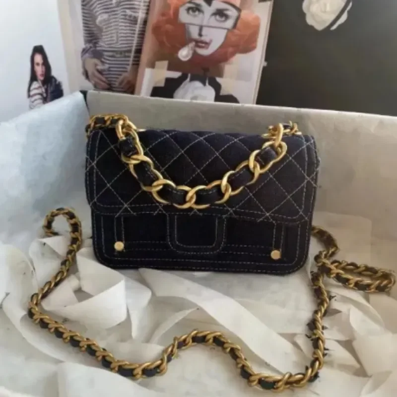 wholesale price designer denim crossbody bag retro shoulder backpack for women fashionable chain bag 20cm
wholesale price designer denim crossbody bag retro shoulder backpack for women fashionable chain bag 20cm