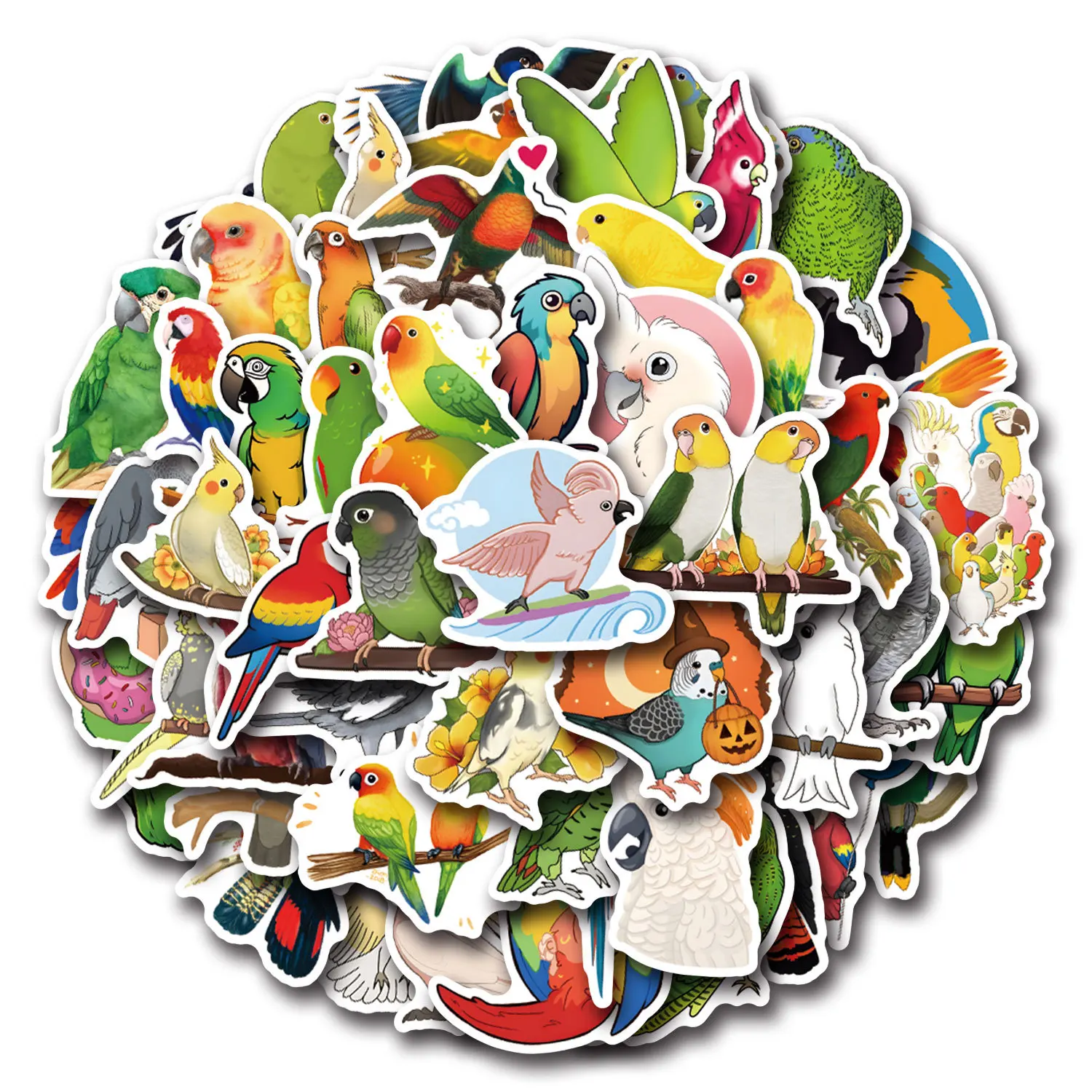 10/55PCS Parrot Cartoon Stickers Funny Animal Graffiti DIY Scrapbook Fridge Luggage Laptop Phone Guitar Bike Decals Kids Toys
10/55PCS Parrot Cartoon Stickers Funny Animal Graffiti DIY Scrapbook Fridge Luggage Laptop Phone Guitar Bike Decals Kids Toys