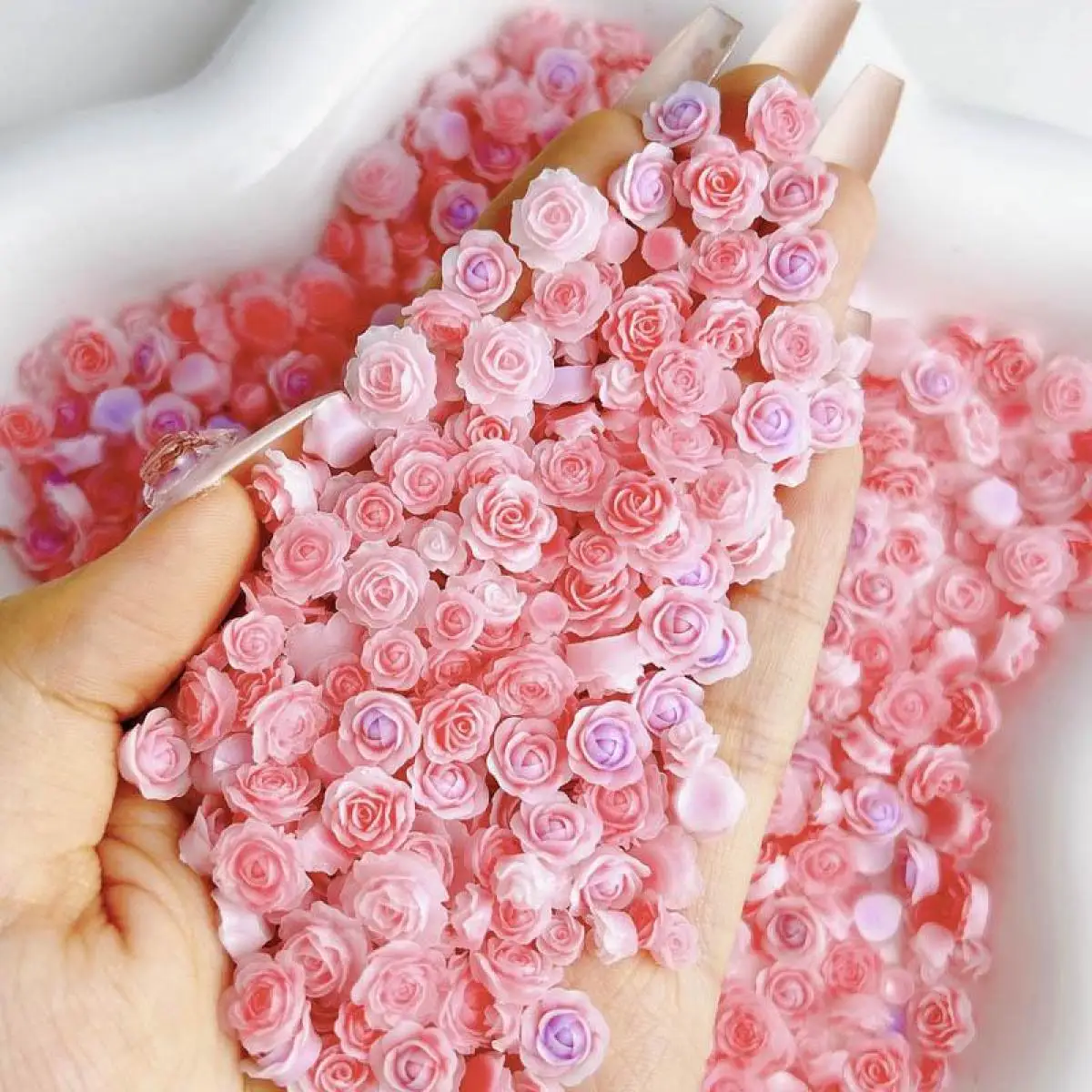 Mixed Glow in the dark Rose Flowers Series Nail Charms Minimalist Resin Pink Rose Buds Nail Art Decorations Supplies DIY Crafts
Mixed Glow in the dark Rose Flowers Series Nail Charms Minimalist Resin Pink Rose Buds Nail Art Decorations Supplies DIY Crafts