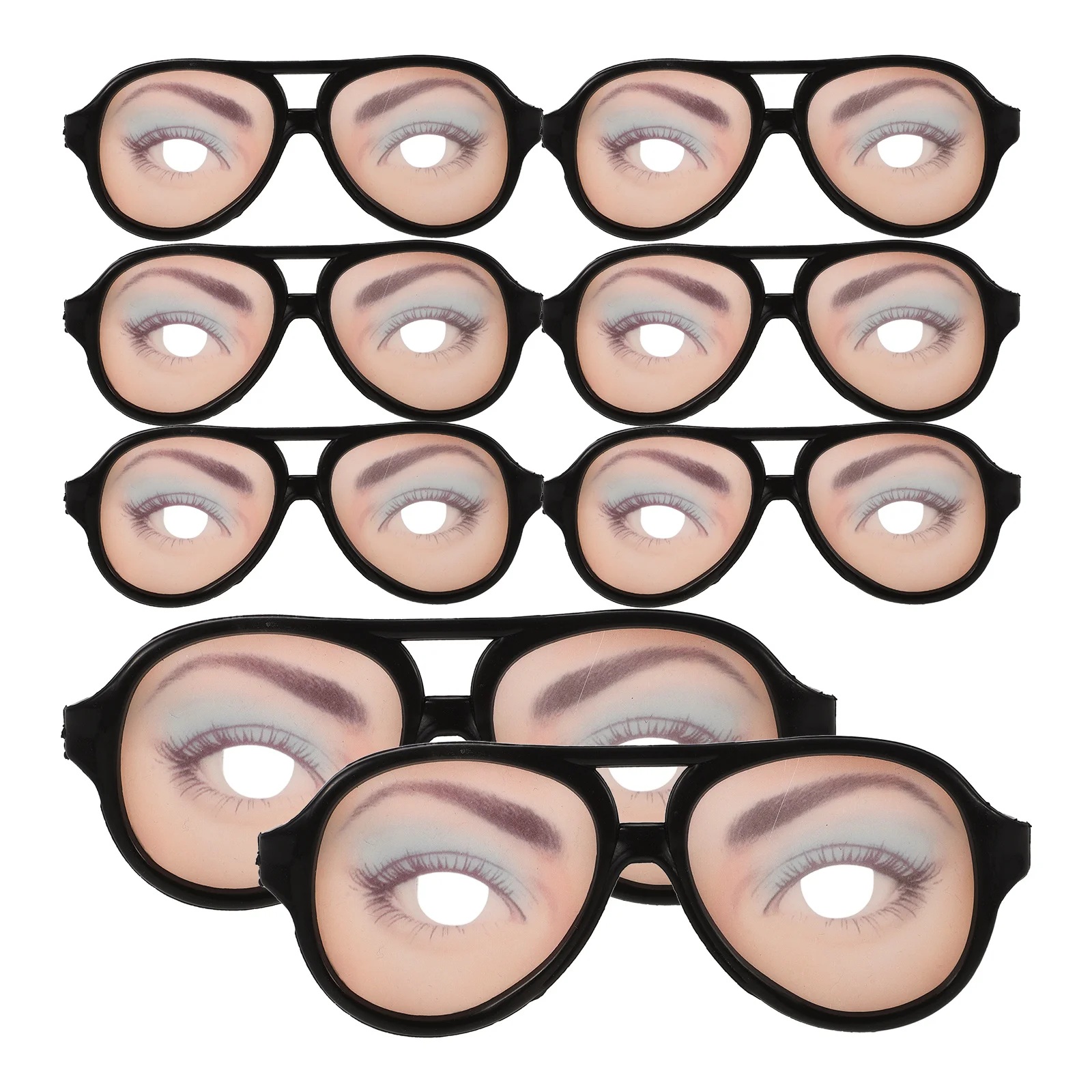 8 pcs Funny Glasses Durable Plastic Lightweight Cool Halloween Party Props Prank Eyewear Dress Up Costumes Polarized Toys
8 pcs Funny Glasses Durable Plastic Lightweight Cool Halloween Party Props Prank Eyewear Dress Up Costumes Polarized Toys