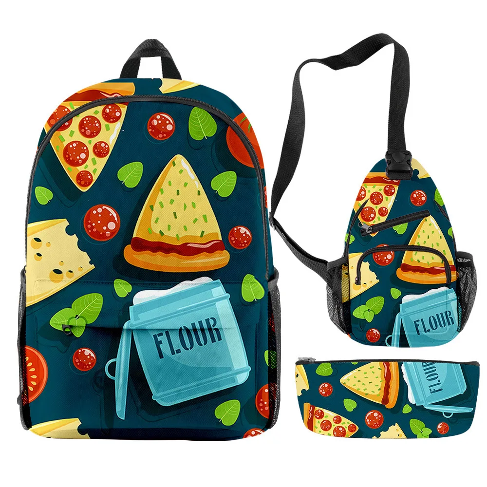 Fashion Novelty Cool Fashion food 3D Print 3pcs/Set pupil School Bags Travel Laptop Backpack Chest Bag Pencil Case
Fashion Novelty Cool Fashion food 3D Print 3pcs/Set pupil School Bags Travel Laptop Backpack Chest Bag Pencil Case