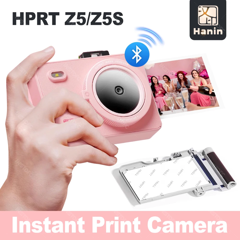 HPRT Z5/Z5S Portable Mni Mobile Pocket Printer Bluetooth Wireless Photo with Zink Technology 2x3 Inch Color Photo Paper Maker
HPRT Z5/Z5S Portable Mni Mobile Pocket Printer Bluetooth Wireless Photo with Zink Technology 2x3 Inch Color Photo Paper Maker