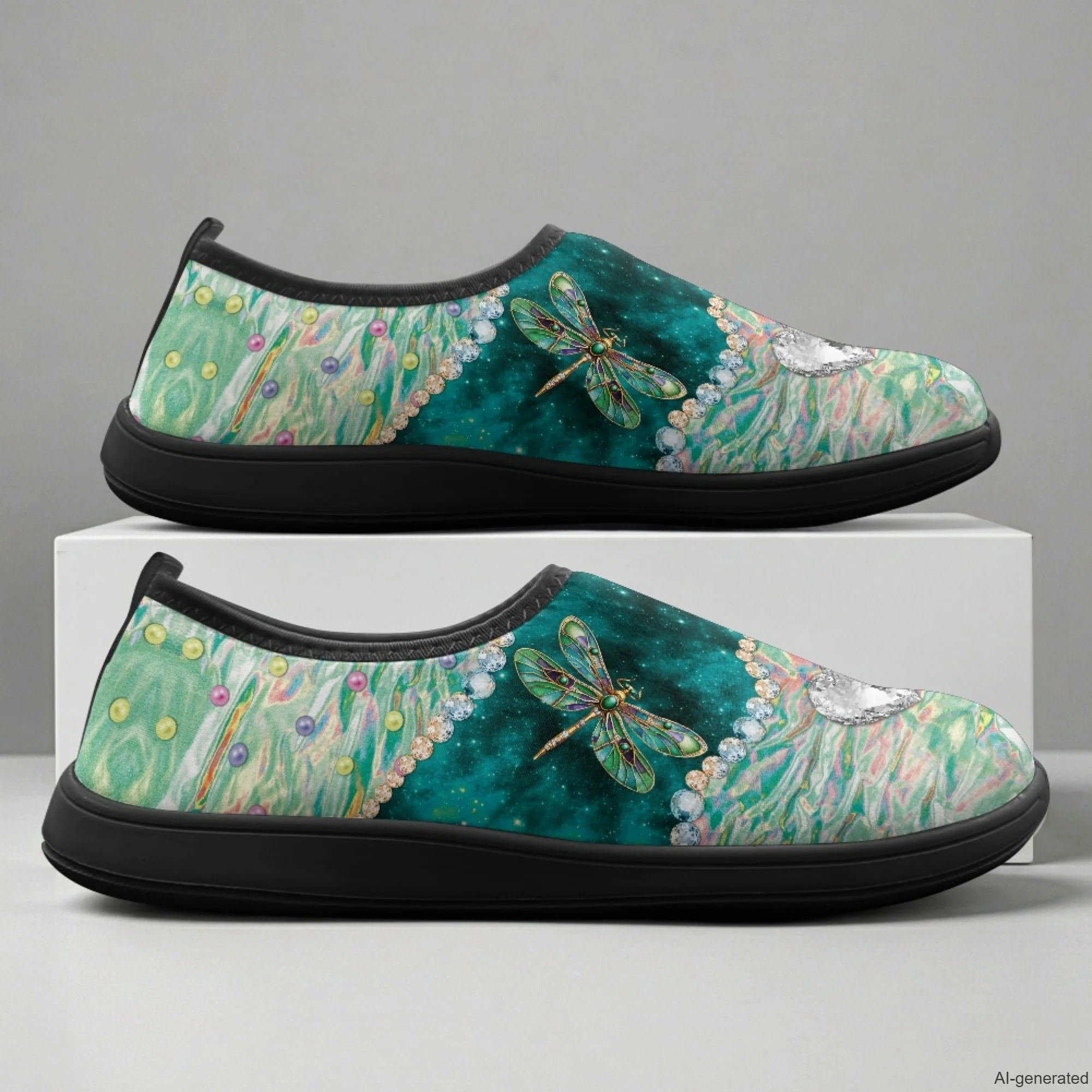 XIXIRIMIDO Slip-on Wide-toed Shoes Men's Breathable Mesh Shoes Dragonfly Print Womens Fashion Sneakers Walking Shoes 36-46
XIXIRIMIDO Slip-on Wide-toed Shoes Men's Breathable Mesh Shoes Dragonfly Print Womens Fashion Sneakers Walking Shoes 36-46