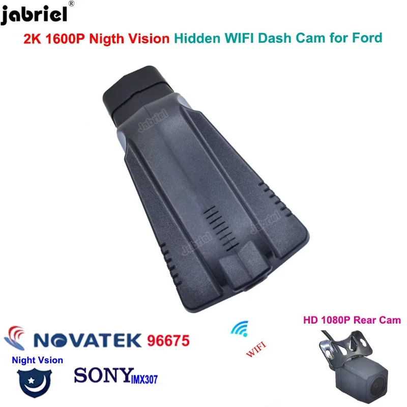 Jabriel Dedicated Dash Cam For Ford Taurus 2017 2018 2019 2020 2021 2022 Car DVR 2K 1600P WiFi Front and Rear Driving Recorder
Jabriel Dedicated Dash Cam For Ford Taurus 2017 2018 2019 2020 2021 2022 Car DVR 2K 1600P WiFi Front and Rear Driving Recorder