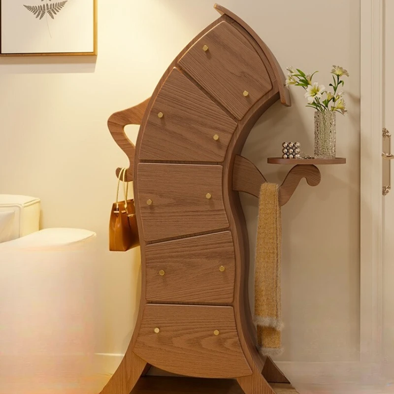 Solid wood waist chest cabinet Bedroom storage Robot crooked Light luxury storage Living room chest
Solid wood waist chest cabinet Bedroom storage Robot crooked Light luxury storage Living room chest