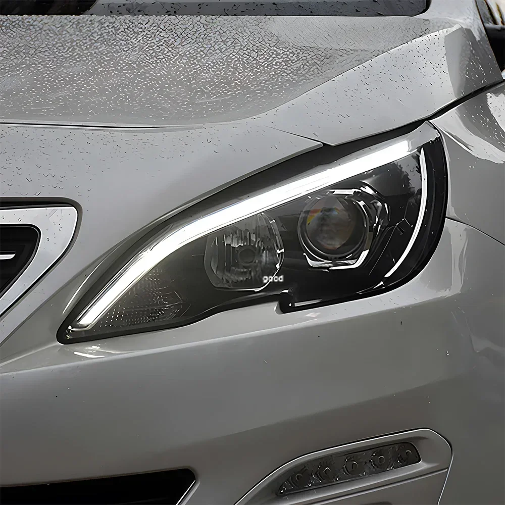 Для Peugeot 408 308 308S 2014-2019 автоматические светодиодные фары в сборе, обновленная линза проектора с высокой настройкой, аксессуары для передних фонарей автомобиля
Для Peugeot 408 308 308S 2014-2019 автоматические светодиодные фары в сборе, обновленная линза проектора с высокой настройкой, аксессуары для передних фонарей автомобиля