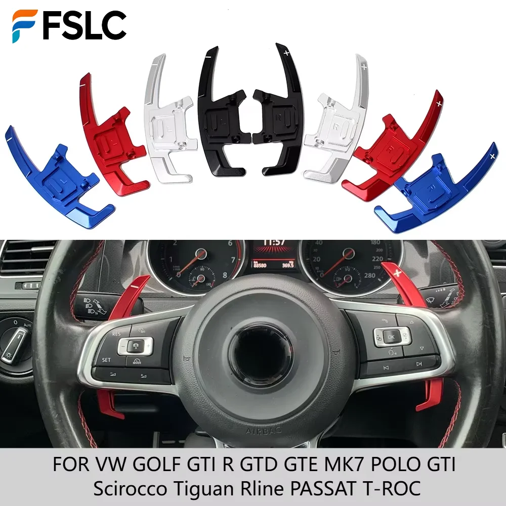2PCS Steering Wheel Shift Paddle Shifter Replacement For VW GOLF GTI R GTD GTE MK7 POLO GTI Scirocco Tiguan Rline PASSAT T-ROC
2PCS Steering Wheel Shift Paddle Shifter Replacement For VW GOLF GTI R GTD GTE MK7 POLO GTI Scirocco Tiguan Rline PASSAT T-ROC