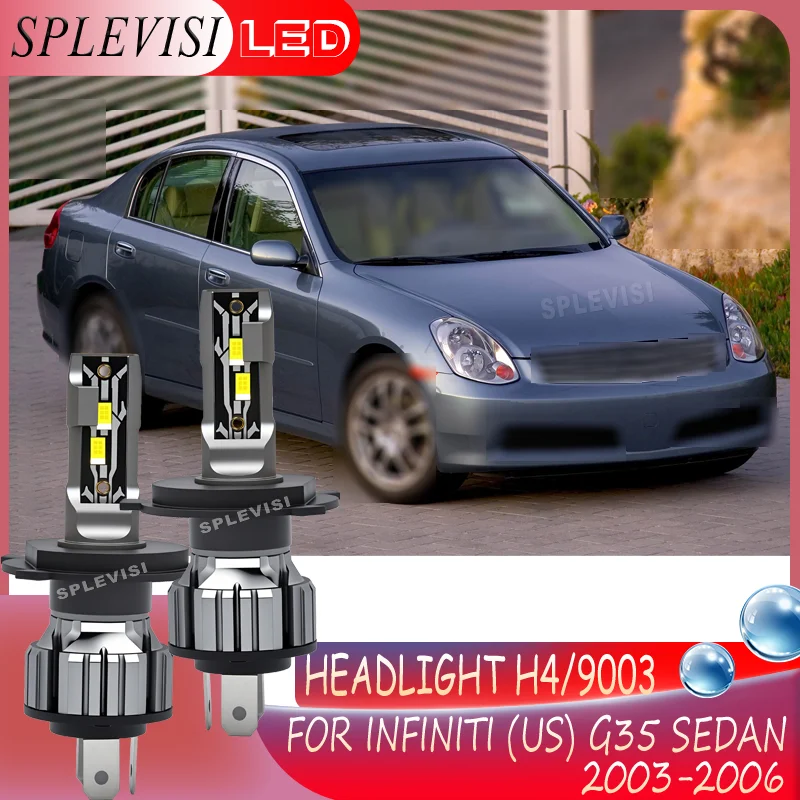 Simple to Install All-Weather-Proof h4 Improve Night Visibility LED Headlight For INFINITI (US) G35 SEDAN 2003 2004 2005 2006
Simple to Install All-Weather-Proof h4 Improve Night Visibility LED Headlight For INFINITI (US) G35 SEDAN 2003 2004 2005 2006