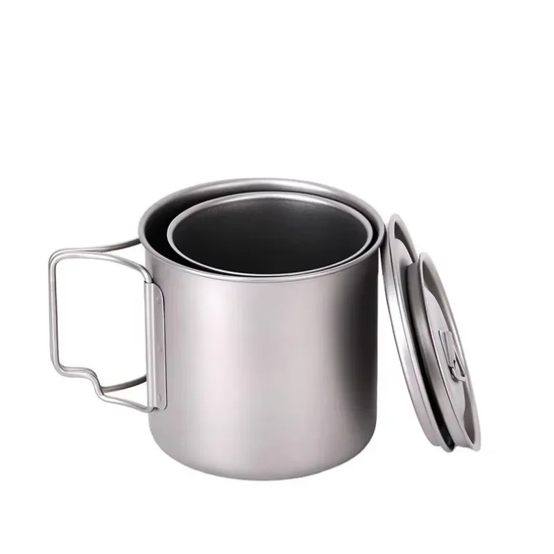 Titanium Cup 650ml 420ml Couple Set Camping Titanium Pot Outdoor Jungle Craft Camping Accessories
Titanium Cup 650ml 420ml Couple Set Camping Titanium Pot Outdoor Jungle Craft Camping Accessories