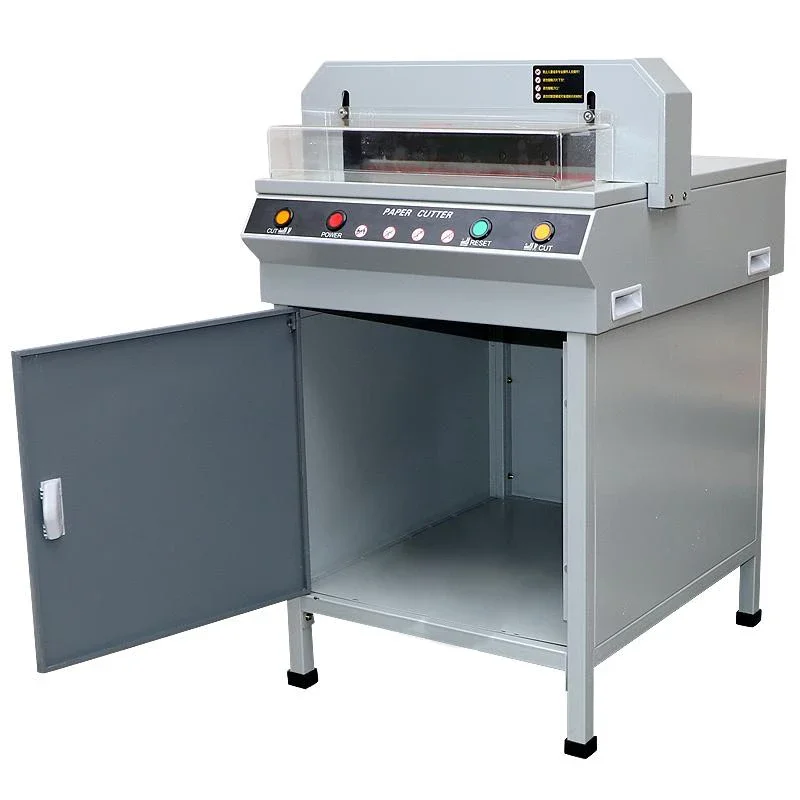 -for 450V+ Electric Paper Cutter Digital Semi-Auto Previous Stack Thick Paper Cutter Cutting Machine Ream Guillotine
-for 450V+ Electric Paper Cutter Digital Semi-Auto Previous Stack Thick Paper Cutter Cutting Machine Ream Guillotine