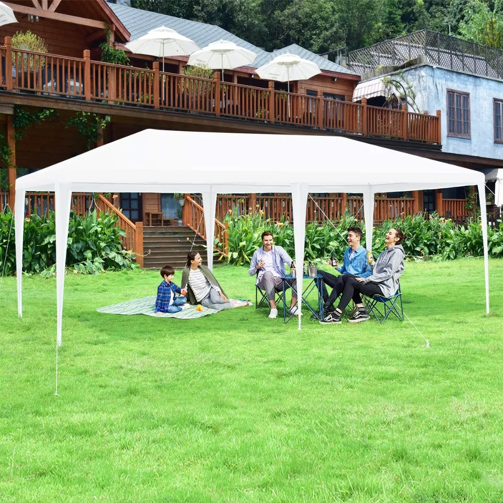 10'x20' Outdoor Canopy Tent, White Wedding Party Tent with 6 Removable Sidewalls & Carrying Bag, Heavy Duty Camping, Customized
10'x20' Outdoor Canopy Tent, White Wedding Party Tent with 6 Removable Sidewalls & Carrying Bag, Heavy Duty Camping, Customized