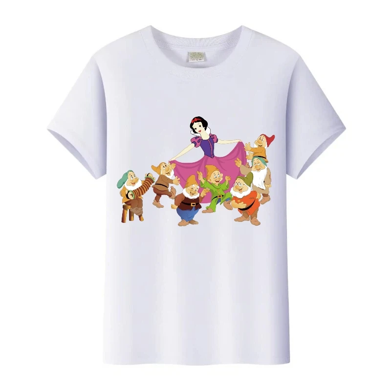 Футболки с принтом принцессы Disney Snow White Friends, детская футболка большого размера, семейная белая футболка с круглым вырезом, женские готические топы, блузки для девочек
Футболки с принтом принцессы Disney Snow White Friends, детская футболка большого размера, семейная белая футболка с круглым вырезом, женские готические топы, блузки для девочек