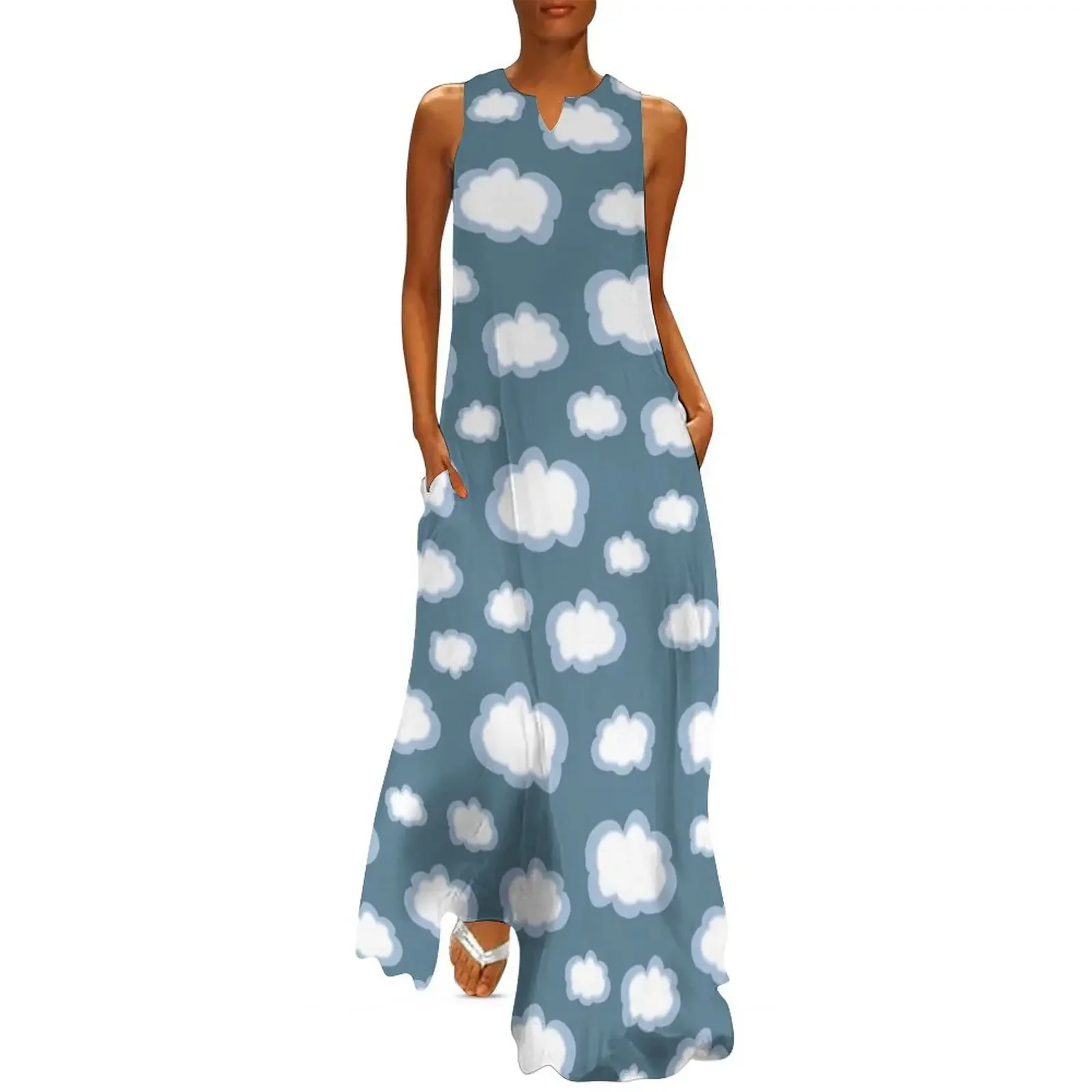 Comfort Clouds Pattern Long Dress Women's dresses long sleeve dress summer dresses Women's long dress
Comfort Clouds Pattern Long Dress Women's dresses long sleeve dress summer dresses Women's long dress