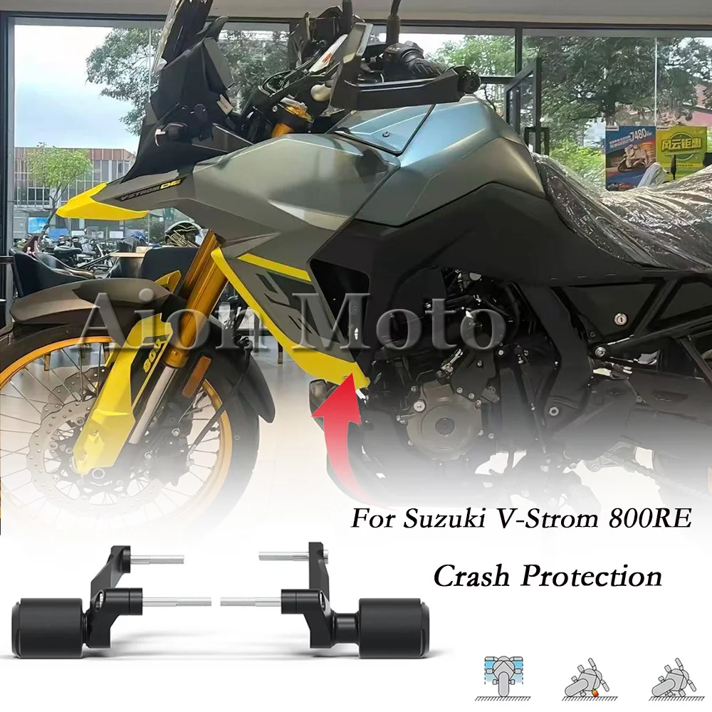 Motorcycle Body Engine Crash Pad Anti Fall Ball Frame Sliders Crash Protector For Suzuki V-Strom 800RE 2024-2026
Motorcycle Body Engine Crash Pad Anti Fall Ball Frame Sliders Crash Protector For Suzuki V-Strom 800RE 2024-2026
