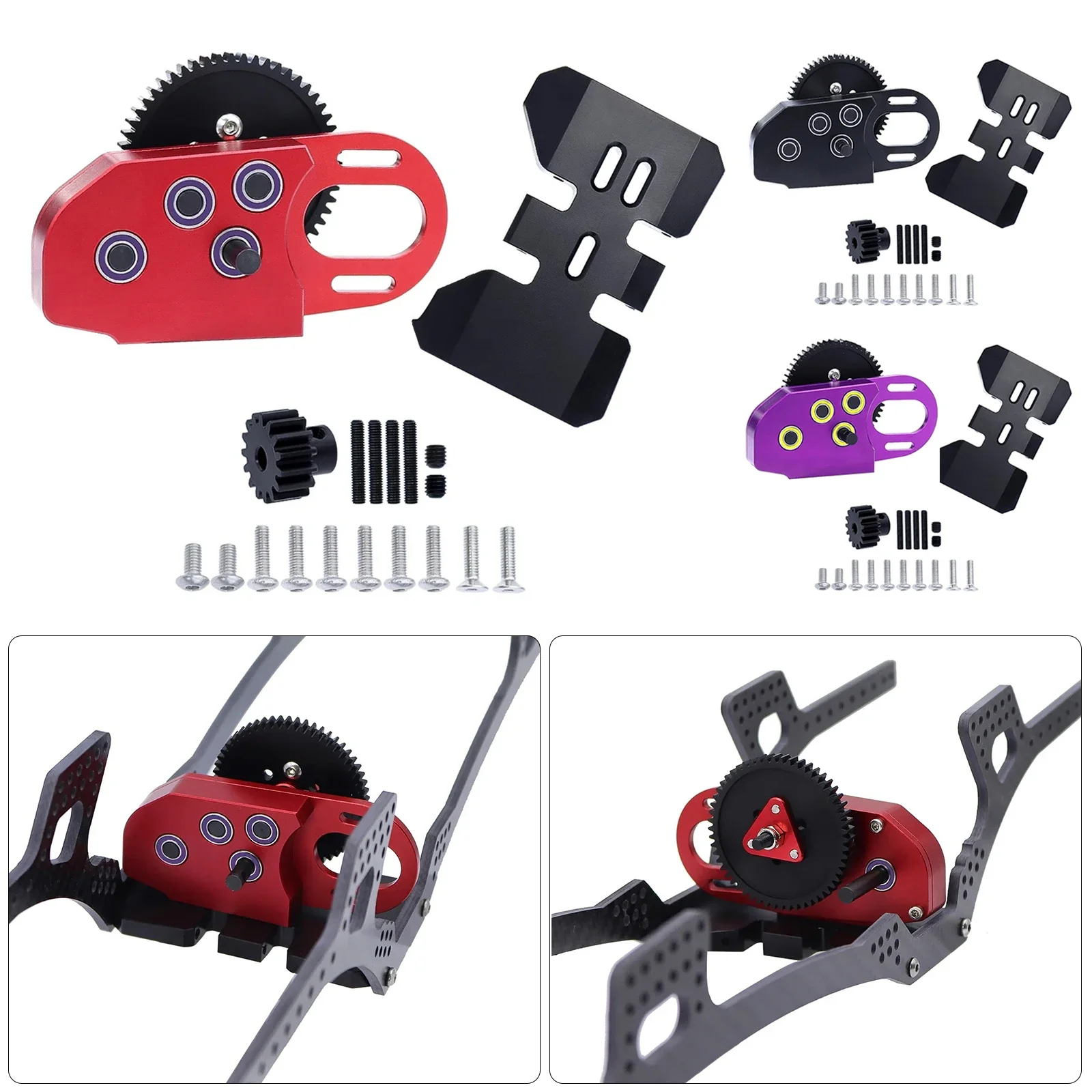2Low Gearbox Middle Transmission Box and Overdrive Gear for LCG 1/10 RC Crawler Axial SCX10 III II 90046 Capra TRX4 Upgrade Part
2Low Gearbox Middle Transmission Box and Overdrive Gear for LCG 1/10 RC Crawler Axial SCX10 III II 90046 Capra TRX4 Upgrade Part