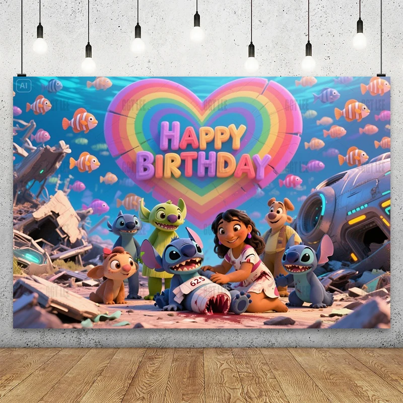Disney Lilo & Stitch Spaceship Crash Backdrop - Lilo Stitch Vinyl Decor Happy Birthday Photography Background Photo Custom
Disney Lilo & Stitch Spaceship Crash Backdrop - Lilo Stitch Vinyl Decor Happy Birthday Photography Background Photo Custom