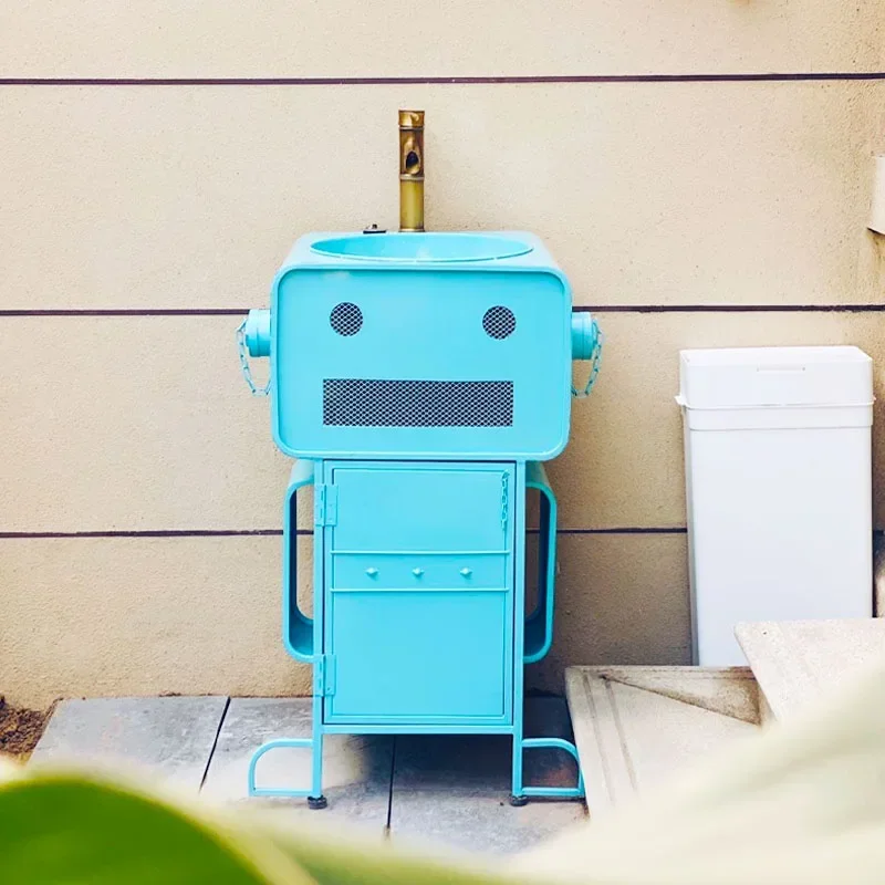 Industrial style art hand washing bathroom color cartoon creative integration personalized column basin
Industrial style art hand washing bathroom color cartoon creative integration personalized column basin
