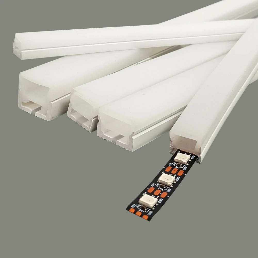 0.5m-5m Flexible Silicone Neon Tube 3 Sides Top Lighting for WS2811/WS2812 SMD LED Light Strip PCB Protection Covering Tube IP67
0.5m-5m Flexible Silicone Neon Tube 3 Sides Top Lighting for WS2811/WS2812 SMD LED Light Strip PCB Protection Covering Tube IP67