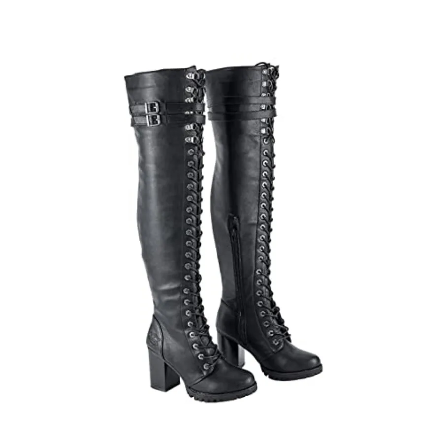 Women's Over The Knee Boots Ladies Lace Up Tall Boots with Zip Buckle Soft Thigh High Boots For Women
Women's Over The Knee Boots Ladies Lace Up Tall Boots with Zip Buckle Soft Thigh High Boots For Women