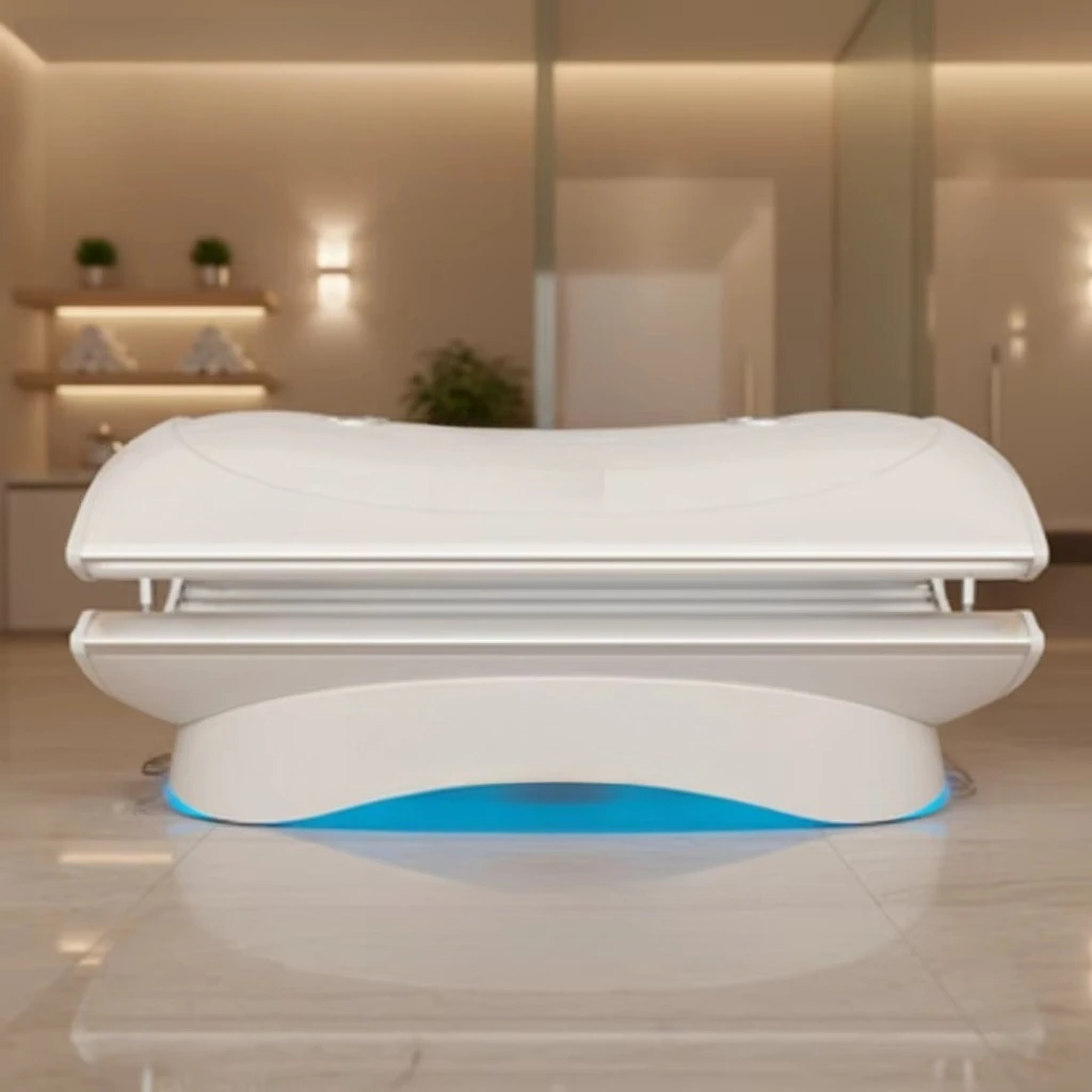 Home Salon Tanning Bed, Fast Bronzing Solarium Machine for Full-Body Tanning
Home Salon Tanning Bed, Fast Bronzing Solarium Machine for Full-Body Tanning