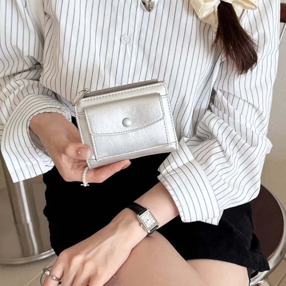 Retro Elegant Women Short Wallet Ultra Thin Zipper PU Leather Card Holder Short Clutch Multi-function Coin Pouch Men
Retro Elegant Women Short Wallet Ultra Thin Zipper PU Leather Card Holder Short Clutch Multi-function Coin Pouch Men