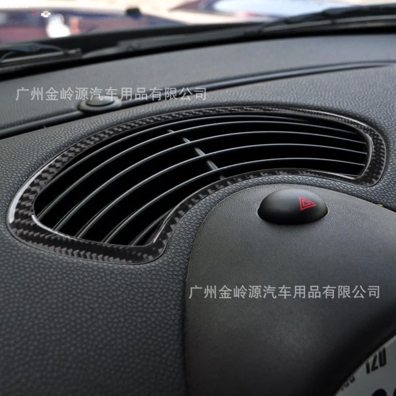Suitable for 07-10 BMW MINI R55 56 57 car interior modified carbon fiber central air outlet sticker
Suitable for 07-10 BMW MINI R55 56 57 car interior modified carbon fiber central air outlet sticker