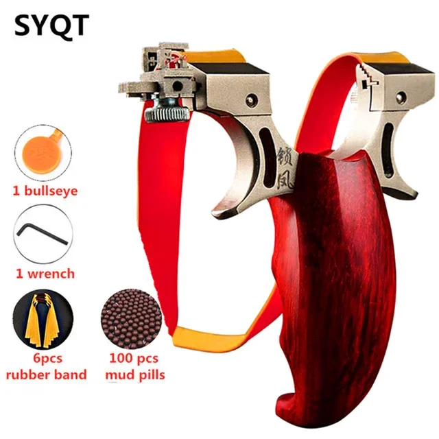 New Stainless Steel Slingshot Head Wooden Handle Slingshot Titanium Alloy Singht Suitable For Outdoor Hunting Powerful Cataplut
New Stainless Steel Slingshot Head Wooden Handle Slingshot Titanium Alloy Singht Suitable For Outdoor Hunting Powerful Cataplut
