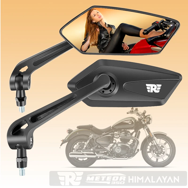 Universal Durable Motorcycle Rearview Mirrors For Royal Enfield Meteor 350 RoyalEnfield Meteor500 Budget-friendly Foldable
Universal Durable Motorcycle Rearview Mirrors For Royal Enfield Meteor 350 RoyalEnfield Meteor500 Budget-friendly Foldable